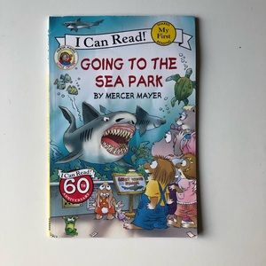 I can read book. Going to the sea park